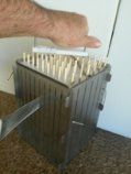 Formadora de churrasquinhos Mod-60 Inox retangular 30x17.5mm